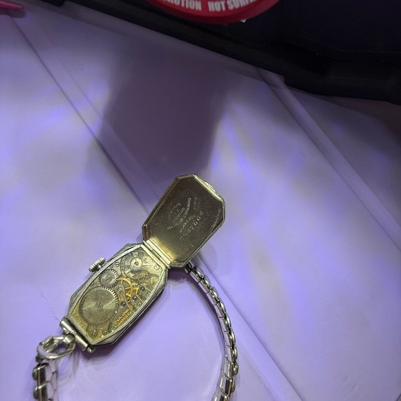 Bulova Silver-Tone Rectangular Watch - Picture 5 of 9